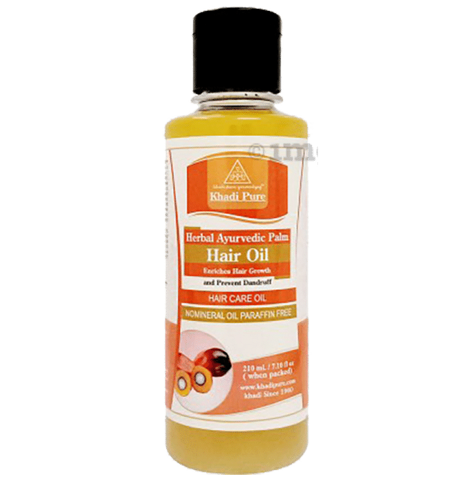Khadi Pure Herbal Ayurvedic Palm Hair Oil No Mineral Oil Paraffin Free