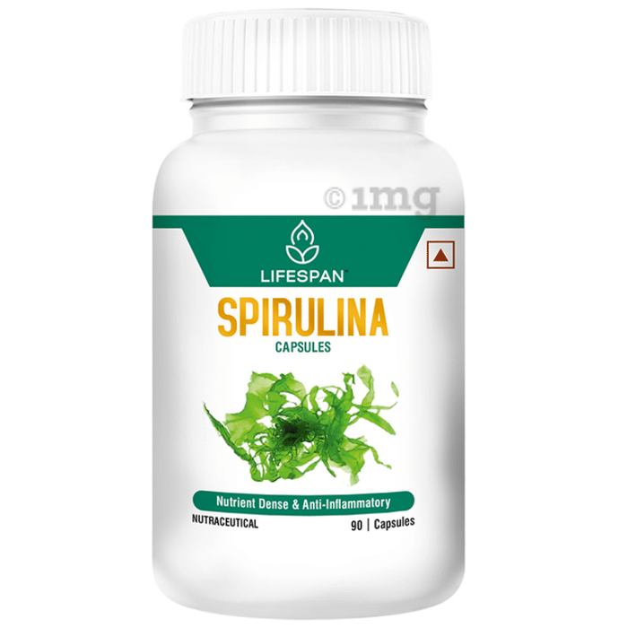 Lifespan Organic Spirulina Capsules | Nature’s Own Superfood and Nutritional Supplement