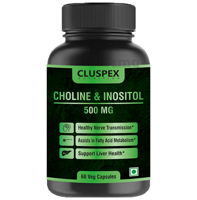 Cluspex Nutrition Choline & Inositol 500mg Veg Capsule