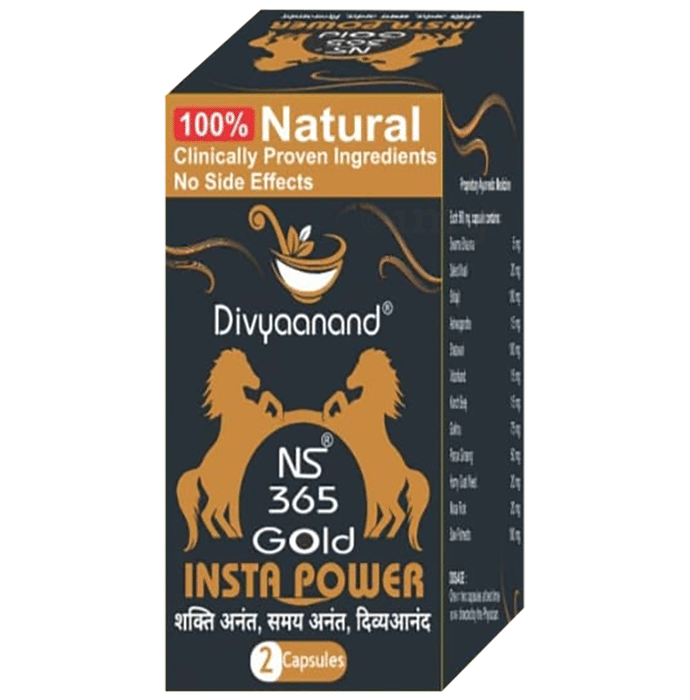 Divyaanand NS 365 Gold Insta Power Capsule (2 Each)