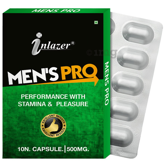 Inlazer Mens Pro Capsule Buy Strip Of 100 Capsules At Best Price In India 1mg 