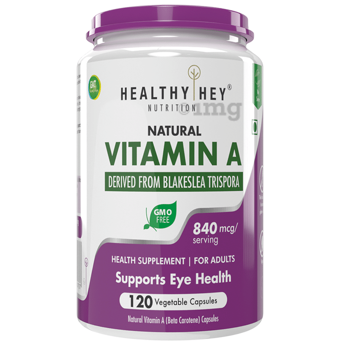 HealthyHey Nutrition Natural Vitamin A Vegetable Capsule