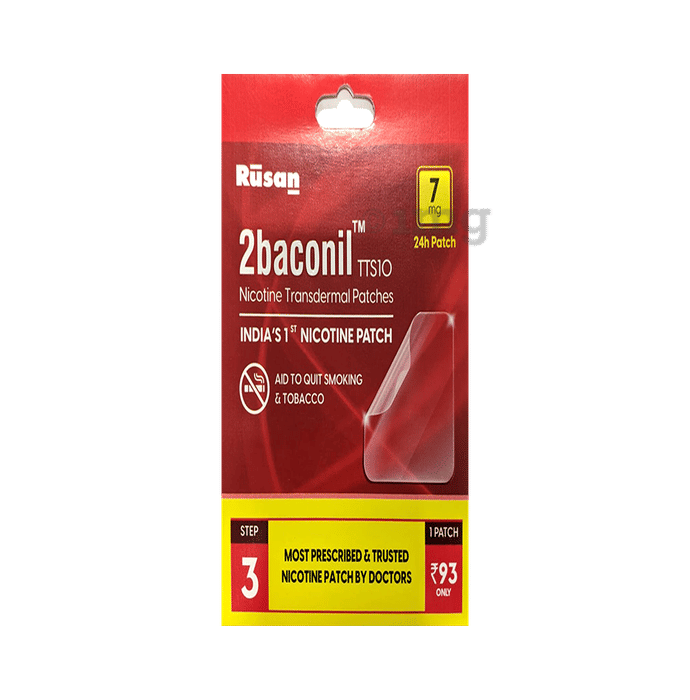2baconil 14mg Nicotine Transdermal Patch Step 2 Buy pouch of 1