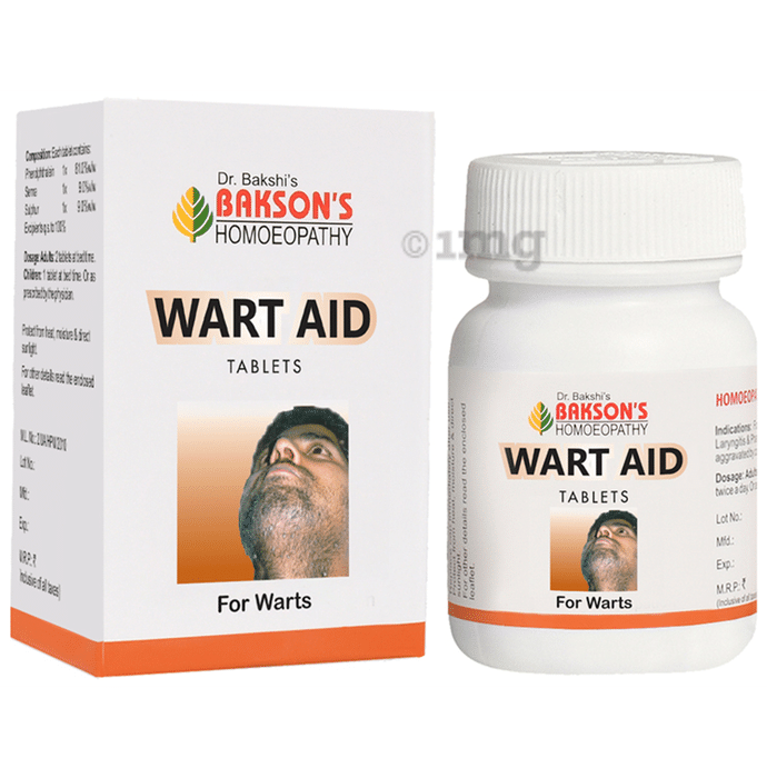 Bakson's Homeopathy Wart Aid Tablet