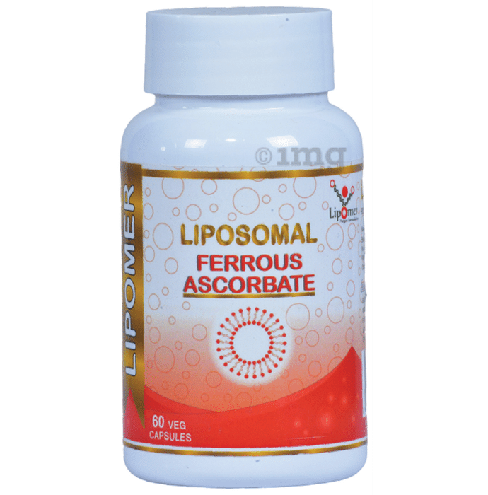 Lipomer Liposomal Ferrous Ascorbate Veg Capsule