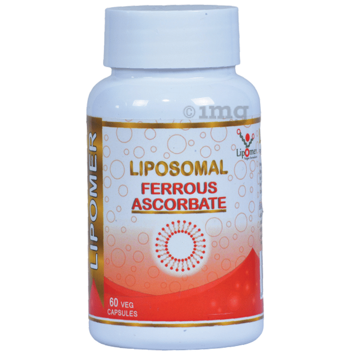 Lipomer Liposomal Ferrous Ascorbate Veg Capsule