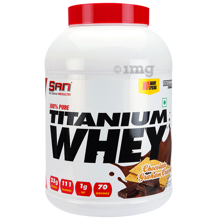 San 100% Pure Titanium Whey Chocolate Graham Cracker