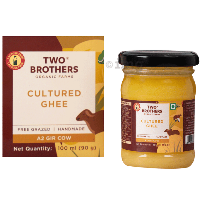 Two Brothers Organic Farm A2 Gir Cow Cultured Ghee