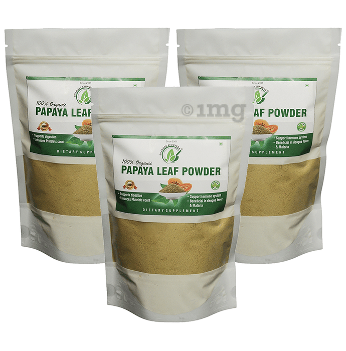 Dr.Bhargav’s Papaya Leaf Powder (100gm Each)