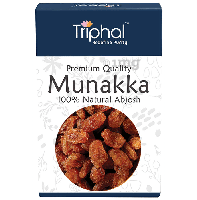 Triphal 100% Natural Premium Quality Munakka | For Immunity, Dry Cough & Weight Management