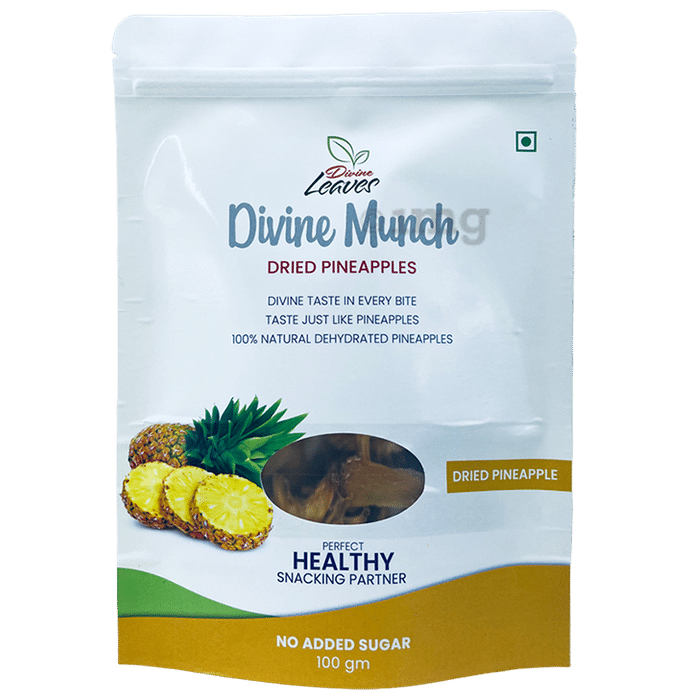 Divine Leaves Divine Munch Dried Pineapple