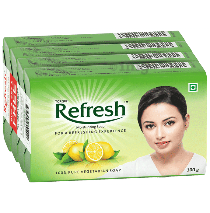 Refresh Moisturising Soap (100gm Each) Lemon