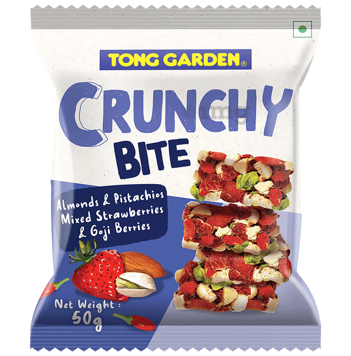 Tong Garden Crunchy Bite Almonds & Pistachios Mixed Strawberries & Goji Berries