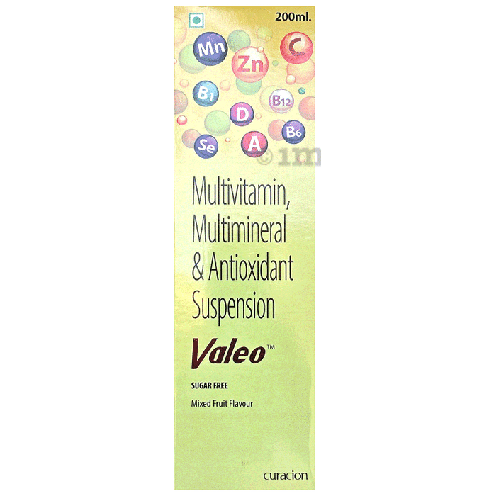 Valeo Oral Suspension Mixed fruit flavour Sugar Free