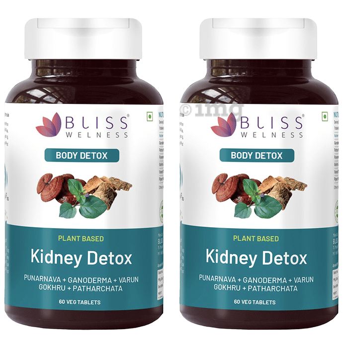 Bliss Welness Kidney Detox Veg Tablet (60 Each)