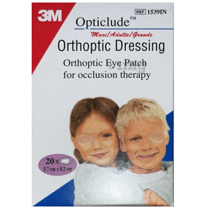 3M Opticlude Orthoptic Dressing Eye Patch for Occlusion Therapy 5.7cm x 8.2cm