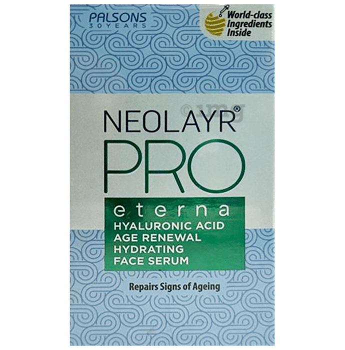 Neolayr Pro Eterna Hyaluronic Acid Age Renewal Hydrating Face Serum