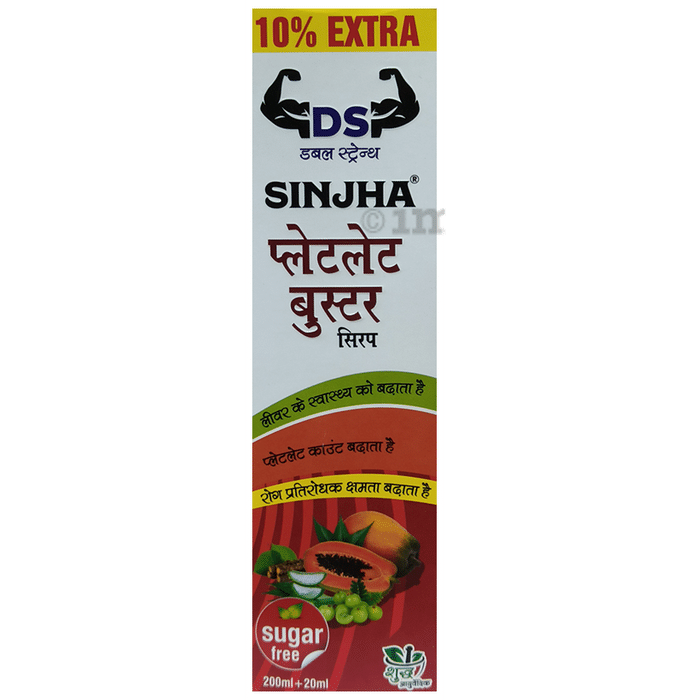 Sinjha Platelet Booster Syrup Sugar Free: Buy bottle of 220.0 ml Syrup ...