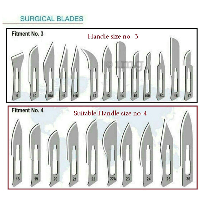 Otica Stainless Steel Scalpel Handle for Surgical Blade 4 Buy box