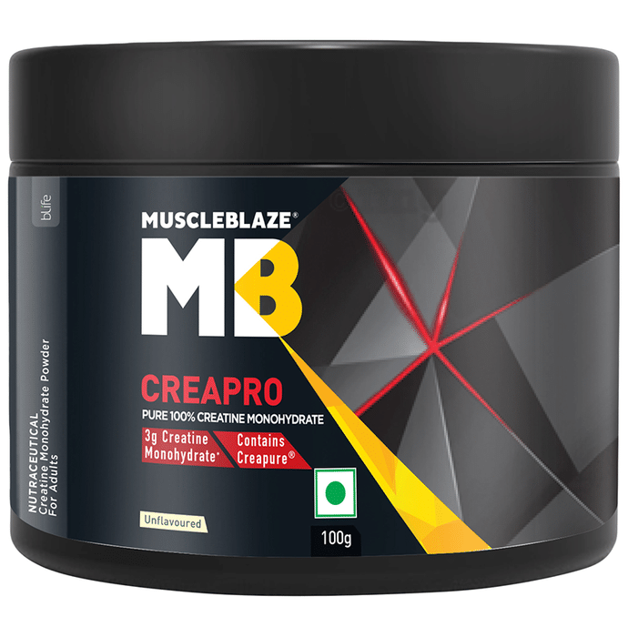 MuscleBlaze Creapro Creatine | With Creapure for Lean Muscles, Energy & Strength | Unflavoured