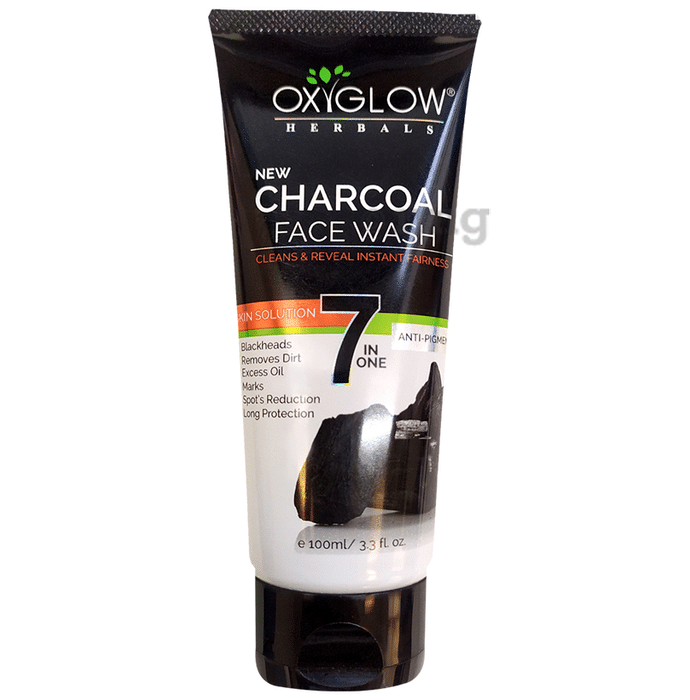 Oxyglow Herbals New Charcoal Face Wash