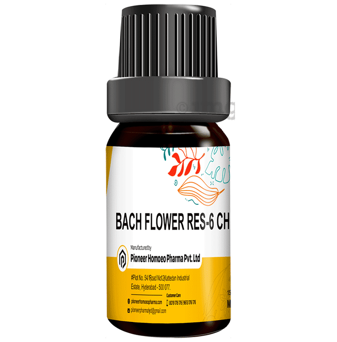 Pioneer Pharma Bach Flower Res Globules Pellet Multidose Pills 6 CH