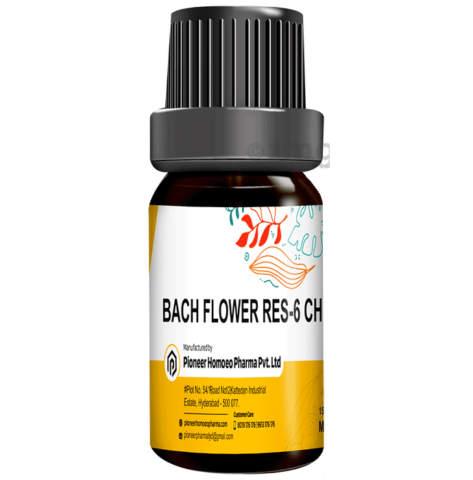 Pioneer Pharma Bach Flower Res Globules Pellets Multidose Pills 6 CH