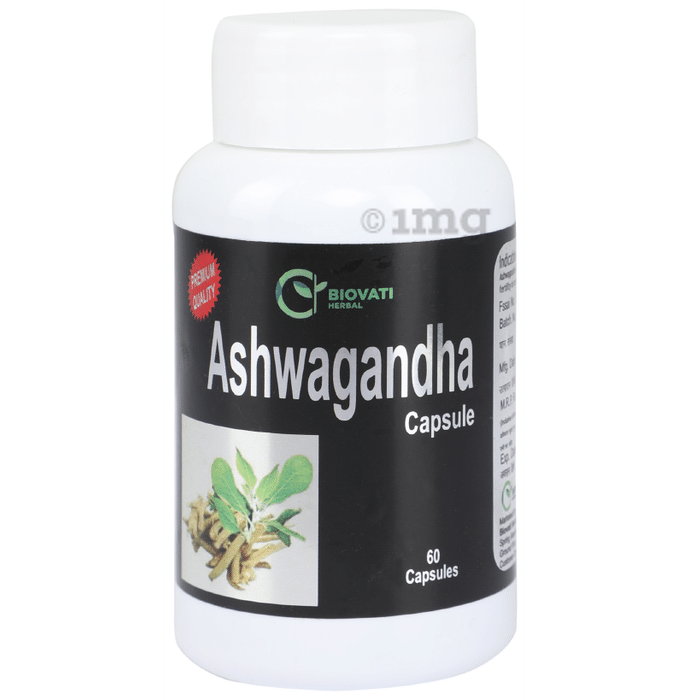 Biovati Herbal Ashwagandha Capsule (60 Each)