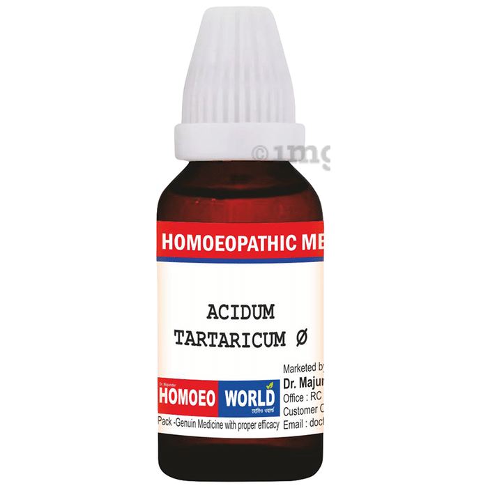 Dr. Majumder Homeo World Acidum Tartaricum Q Mother Tincture (30 ml Each)