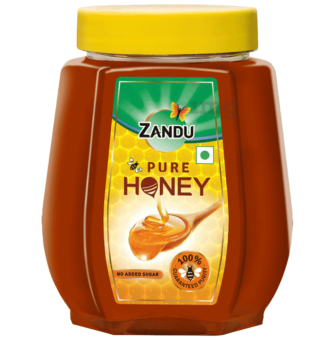 Zandu Pure Honey with No Added Sugar
