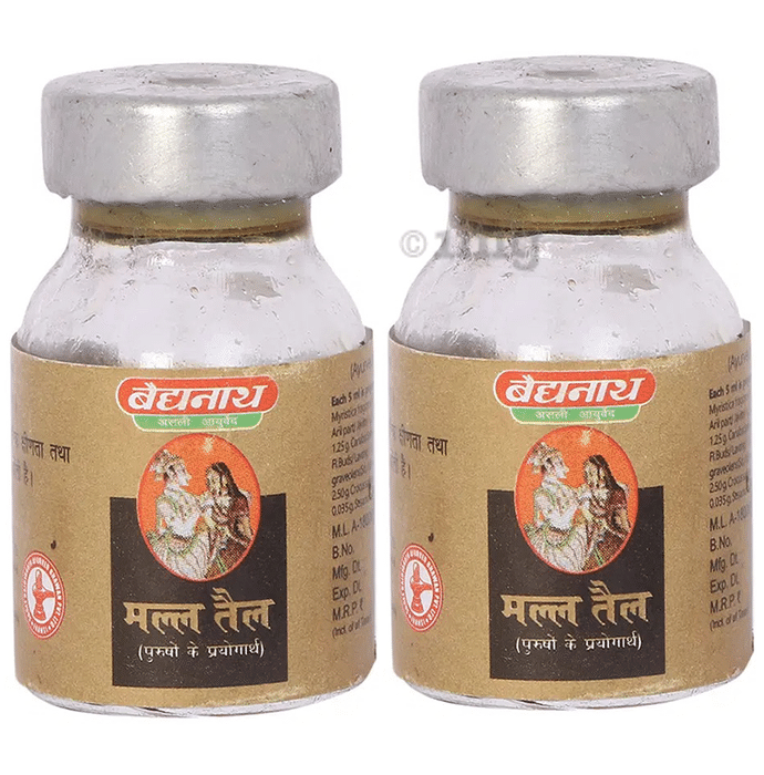Baidyanath (Jhansi)  Mall Tail (for Men Only) (5ml Each)