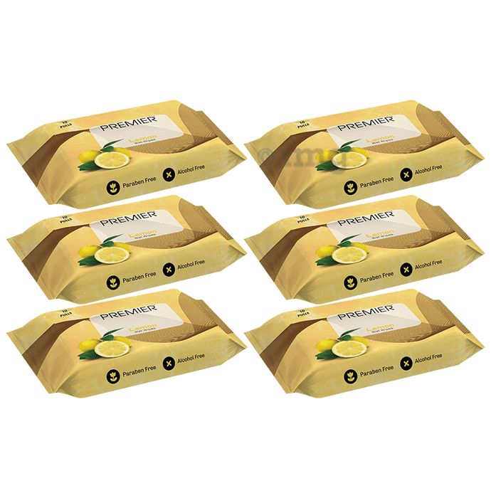 Premier Tissues Lemon Wet Wipe (10 Each)
