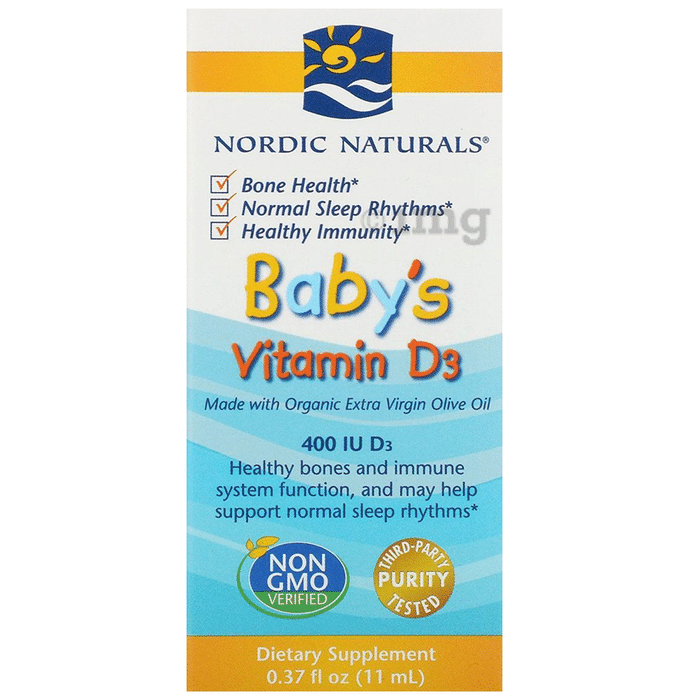 Nordic Naturals Baby's Vitamin D3 400 IU