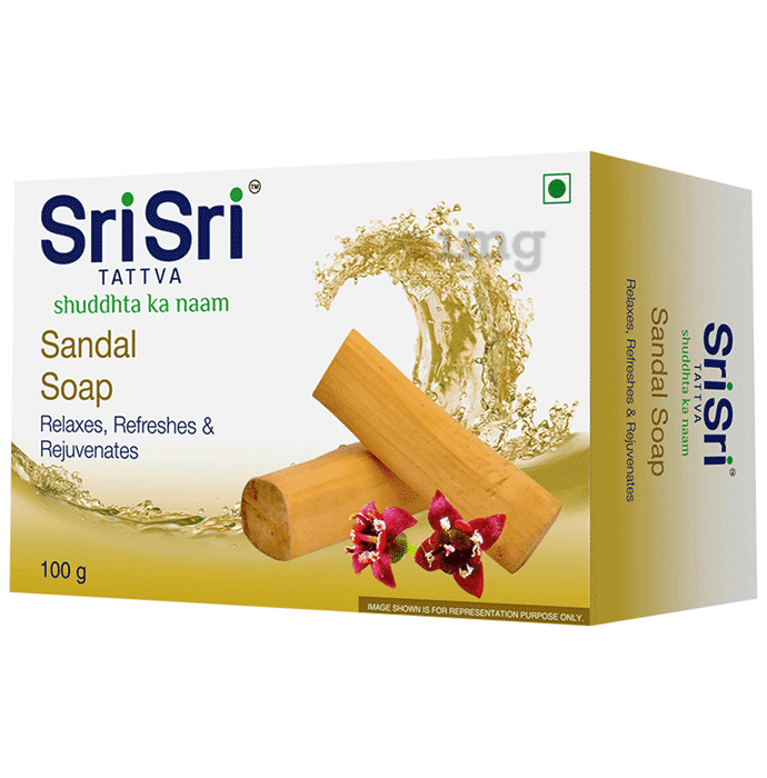 Sri Sri Tattva Sandal Soap | Relaxes, Refreshes & Rejuvenates the Skin