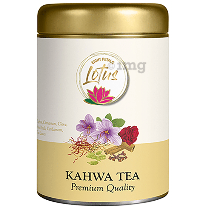 Eight Petals Lotus Kahwa Tea Leaves