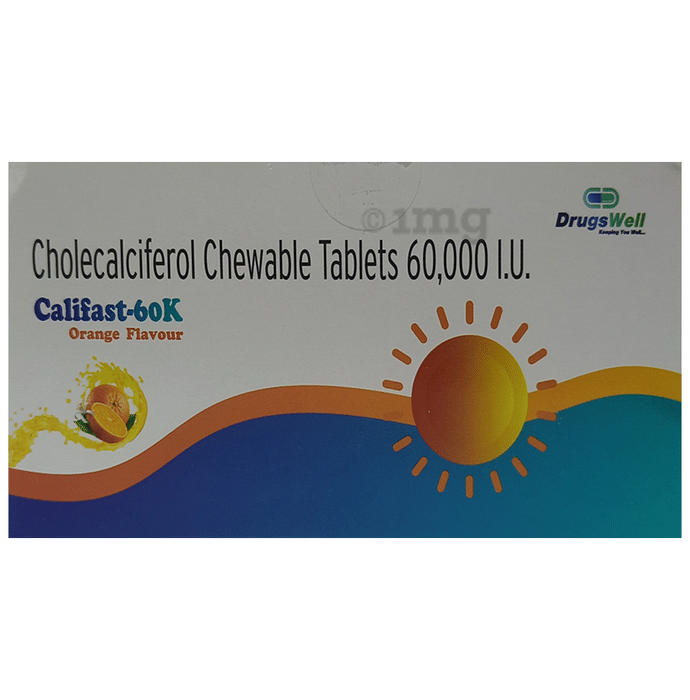 Califast 60K Chewable Tablet Orange