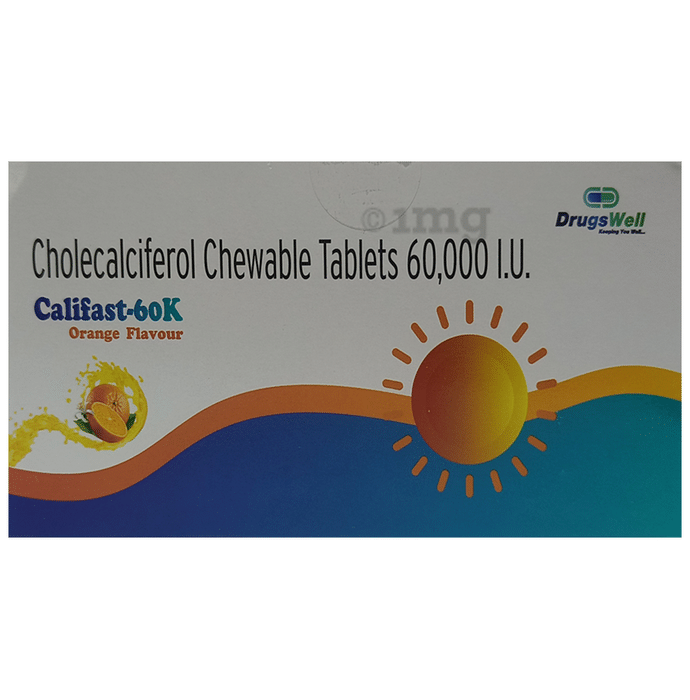 Califast 60K Chewable Tablet Orange