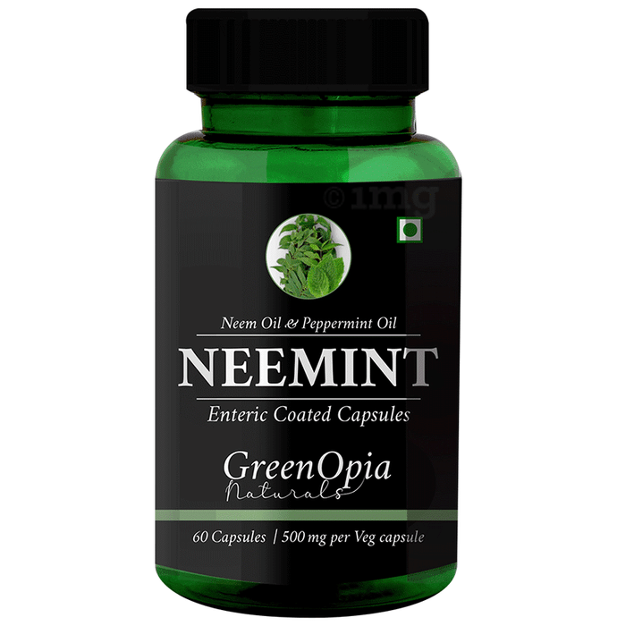 GreenOpia Naturals Neemint Enteric Coated Capsule