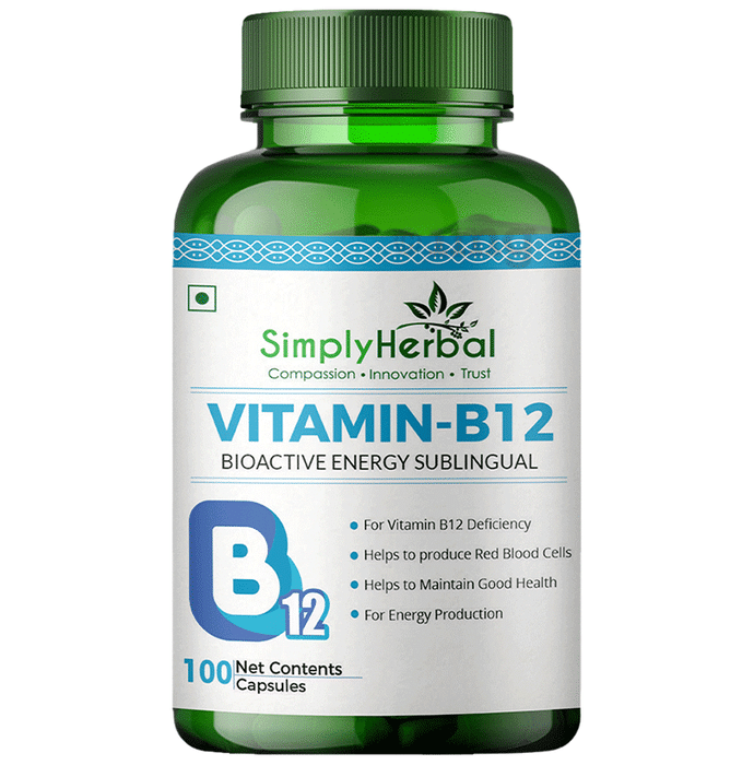 Simply Herbal Vitamin B12 Capsule