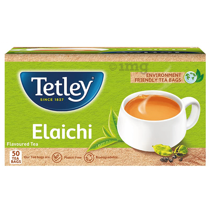 Tetley Flavoured Black Tea Rich Assam Blend  (2gm Each) Elaichi