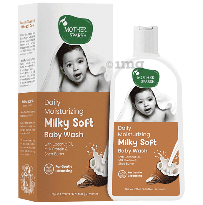 Mother Sparsh  Daily Moisturizing Milky Soft Baby Wash