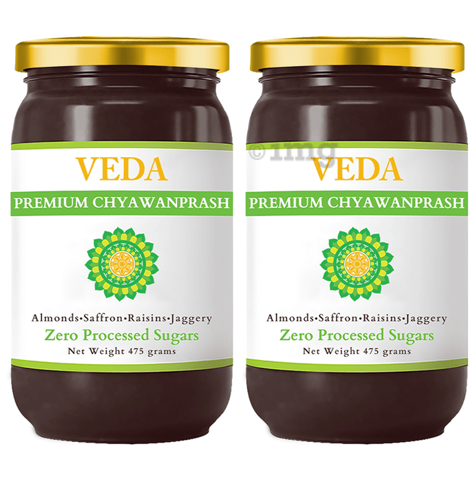 Veda Premium Chyawanprash (475gm Each) Sugar Free