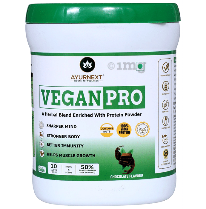 Ayurnext Vegan Pro Protein Powder Chocolate