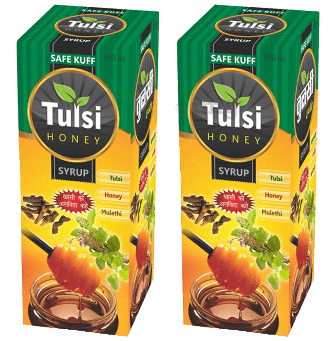 S.P Pharmaceuticals Tulsi Honey Cough Syrup (100ml Each)