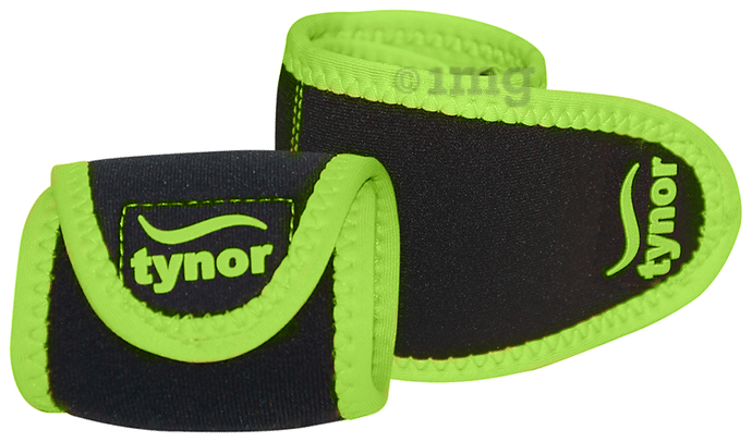 Tynor Wrist Support with Thumb Loop (Neo) Universal Black and Green