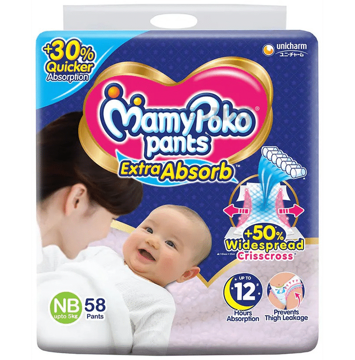 MamyPoko Pants Extra Absorb for New Born upto 5kg Baby