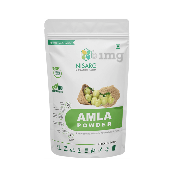 Nisarg Organic Farm Amla Powder Buy packet of 200 gm Powder at best