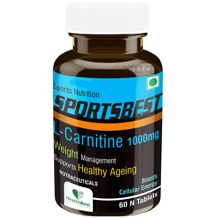 HealthBest Sportsbest L-Carnitine 1000mg Tablet