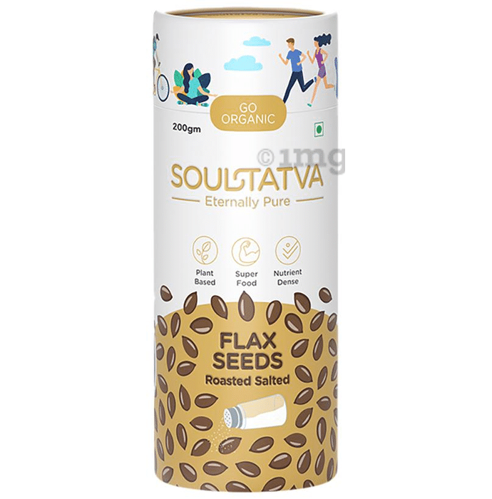 Soultatva Flax Seeds Roasted Salted