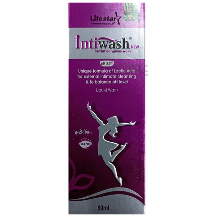 Intiwash New Feminine Hygiene Wash Buy bottle of 50 ml Vaginal Wash at best price in India 1mg